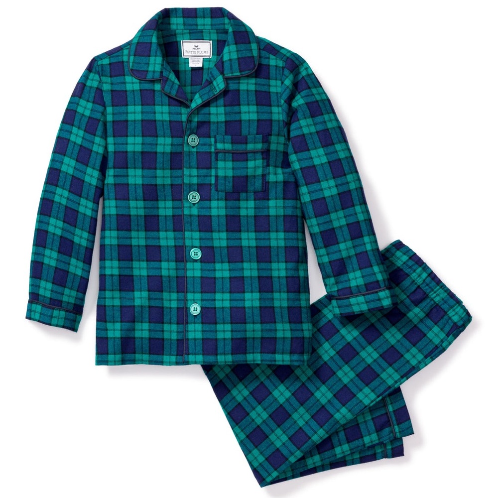 NWT Petite Plume Tartan Pajamas